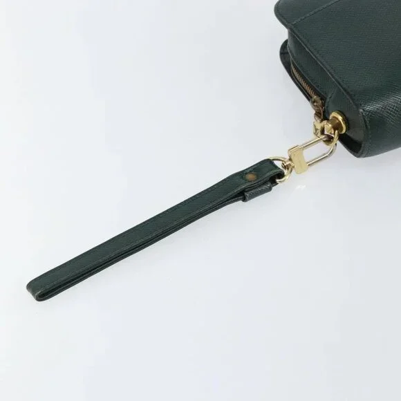 LOUIS VUITTON Taiga Baikal Clutch Bag Epicea - Picture 8 of 14